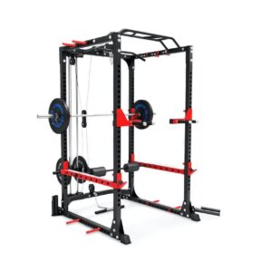 JAULA DE SENTADILLA CON POLEA